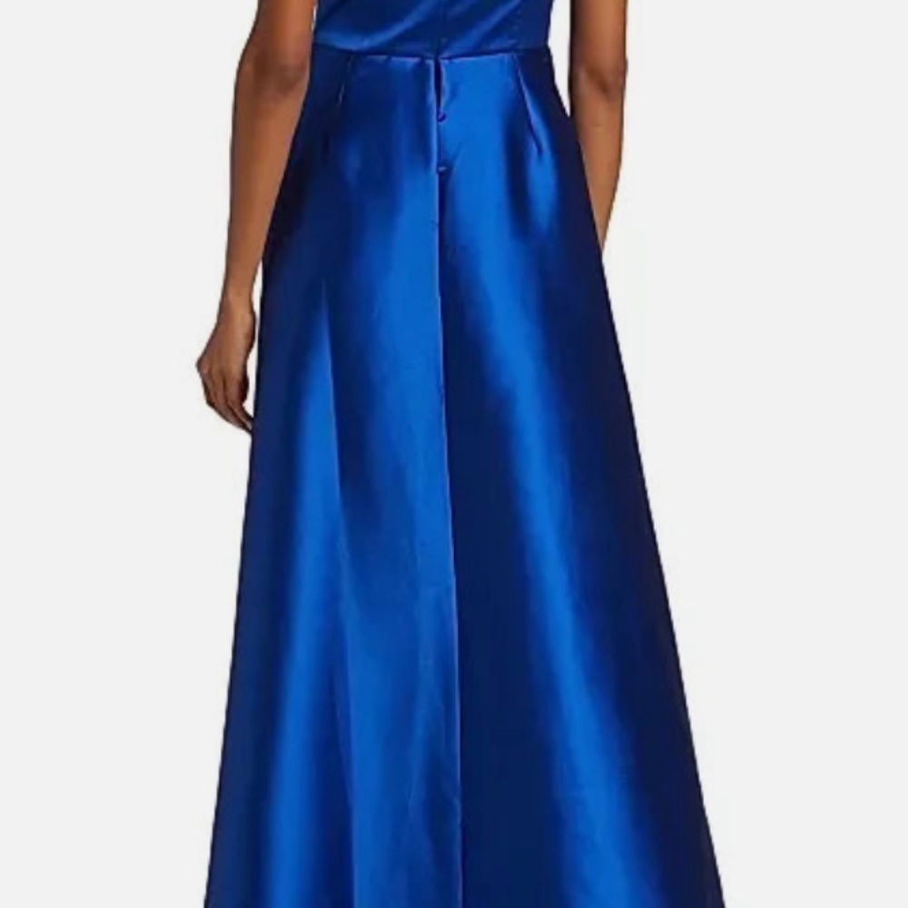 Teri Jon One Shoulder Stretch Gazar Gown NWT Size 6 - Picture 4 of 10